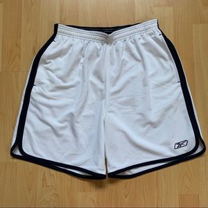White Reebok Shorts